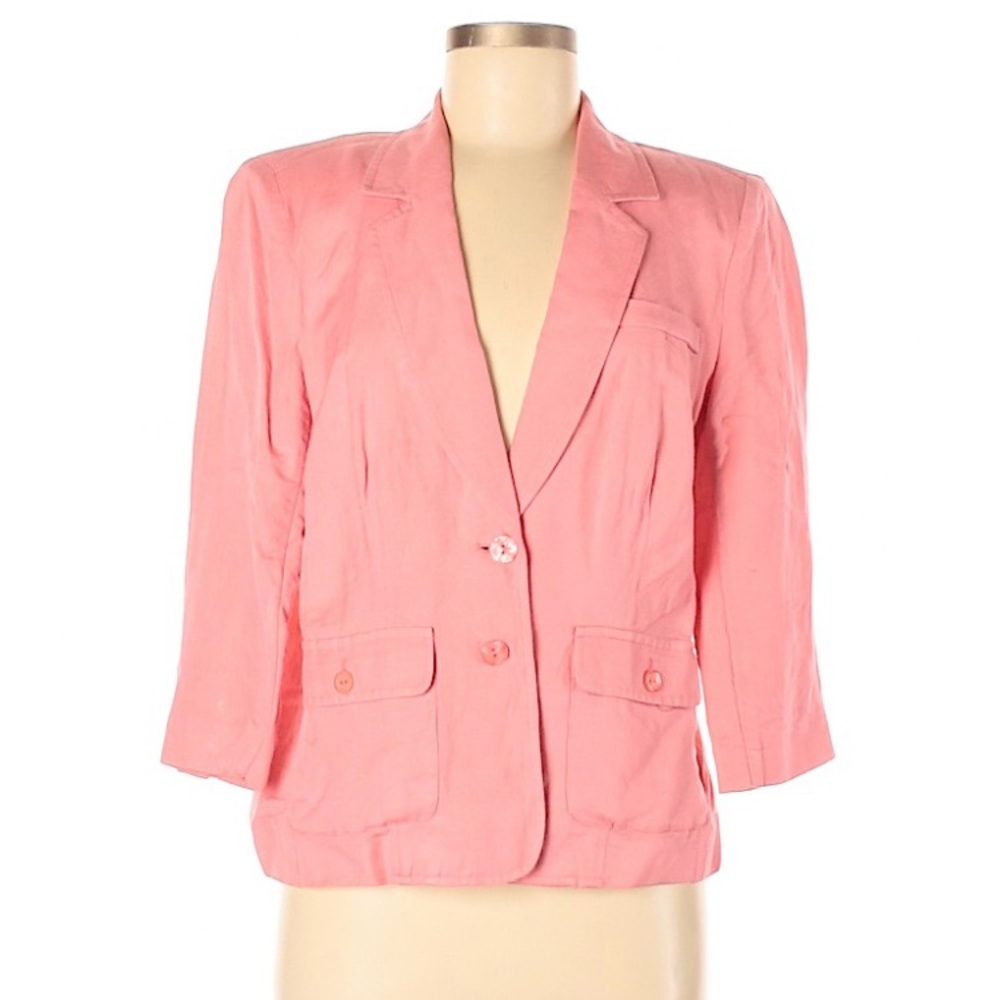 Size M Christopher & Banks Pink Light Blazer